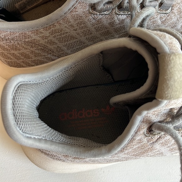 Adidas Women's Tubular Shadow Solid Grey Running Sneakers Size 7 - Picture 9 of 10